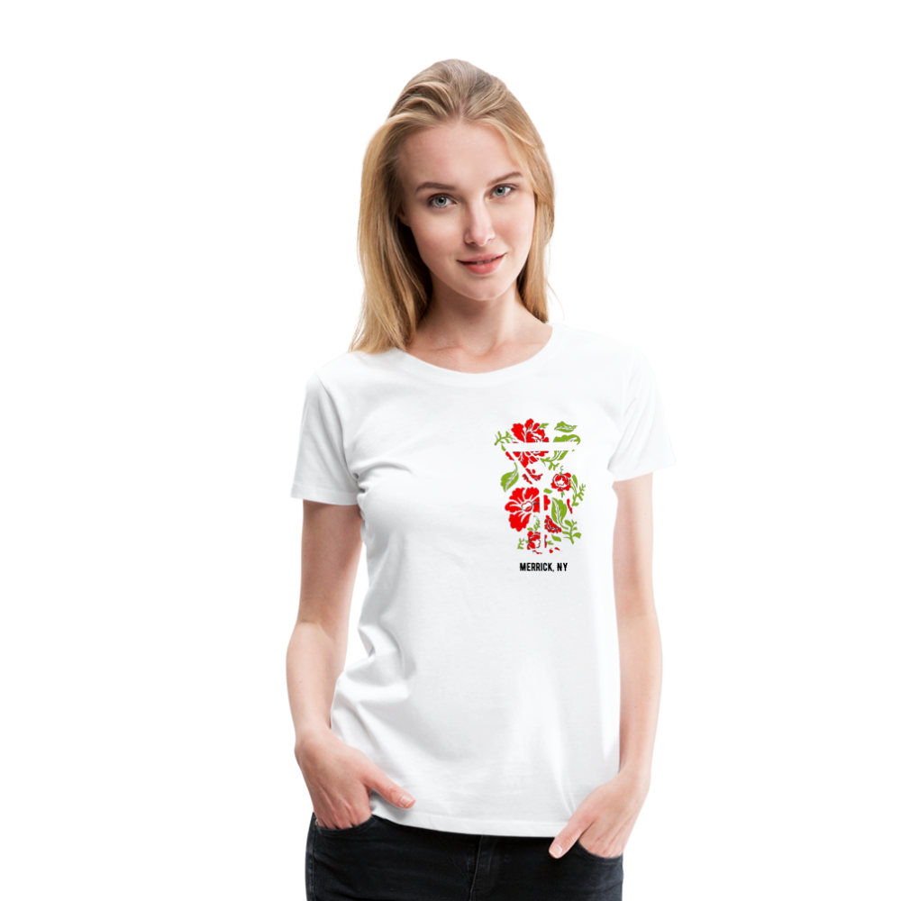 Women’s Tattoo Martini Shirt - white