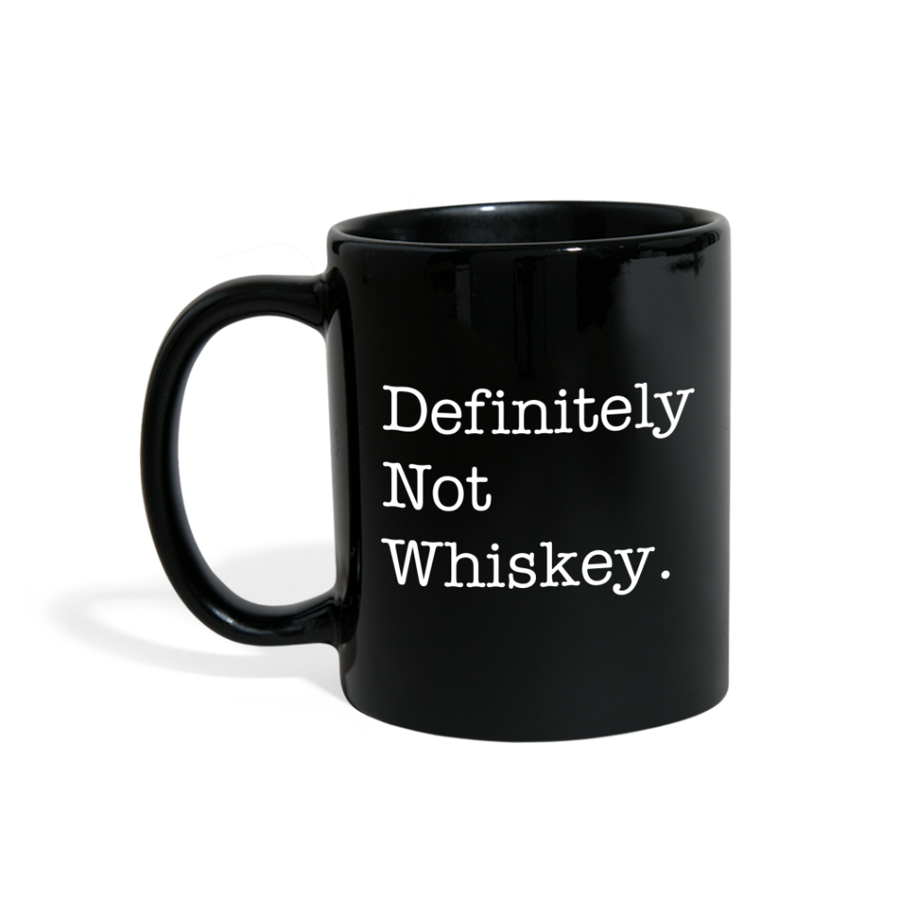 Definitely Not Whiskey Mug - black