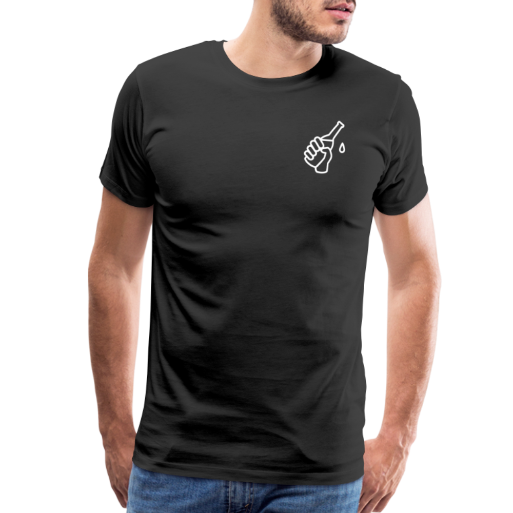 Bourbon & Brews Bottle T-Shirt - black