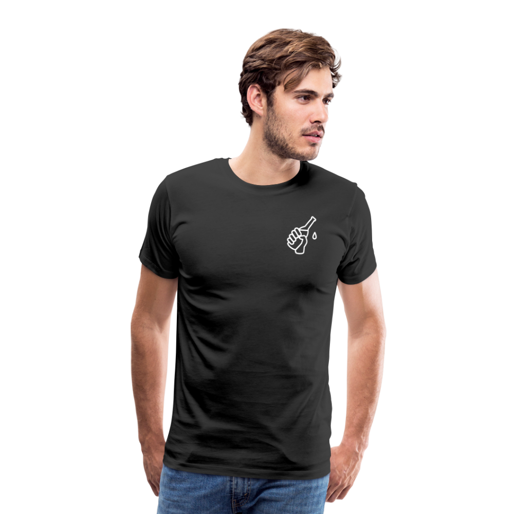 Bourbon & Brews Bottle T-Shirt - black