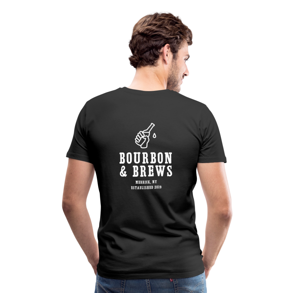 Bourbon & Brews Bottle T-Shirt - black