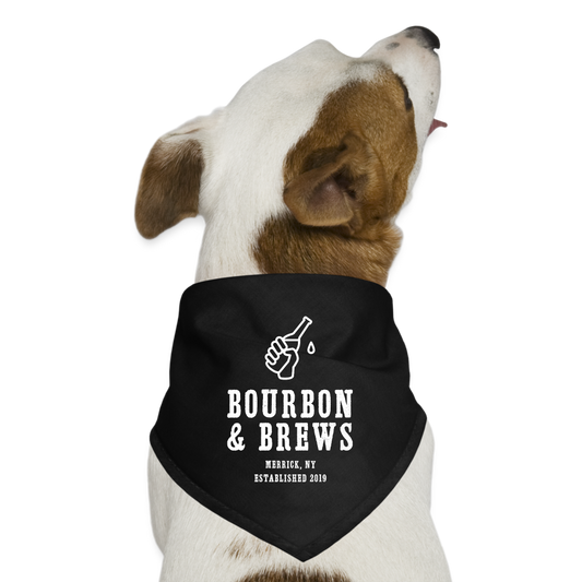 Bourbon & Pups Bandana - black