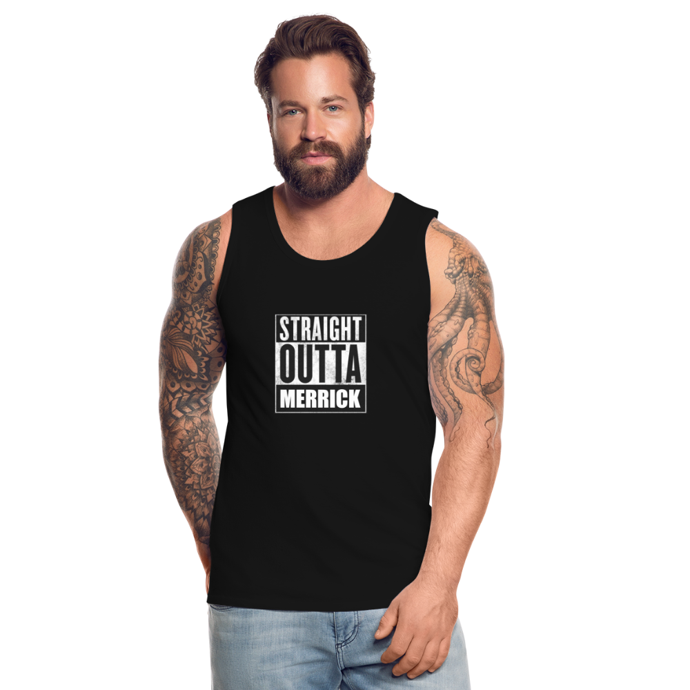 Men’s Premium Tank Straight Outta' Merrick - black